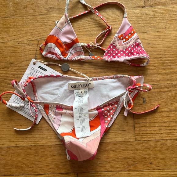 Brand New with tags Emilio pucci bikinis size 6 kids - Picture 2 of 12